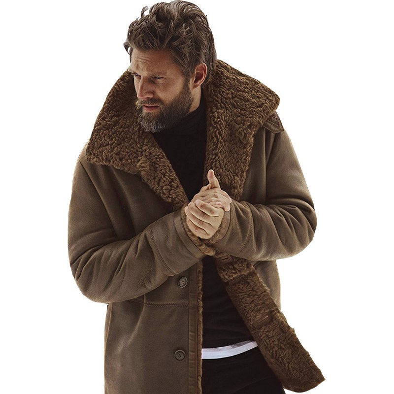 WW | Herren Winterparka Warm Und Dick Gefüttert
