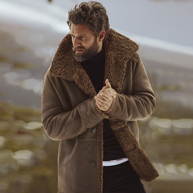 WW | Herren Winterparka Warm Und Dick Gefüttert