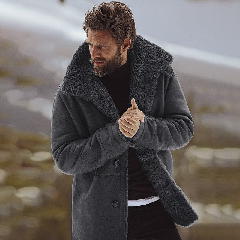 WW | Herren Winterparka Warm Und Dick Gefüttert