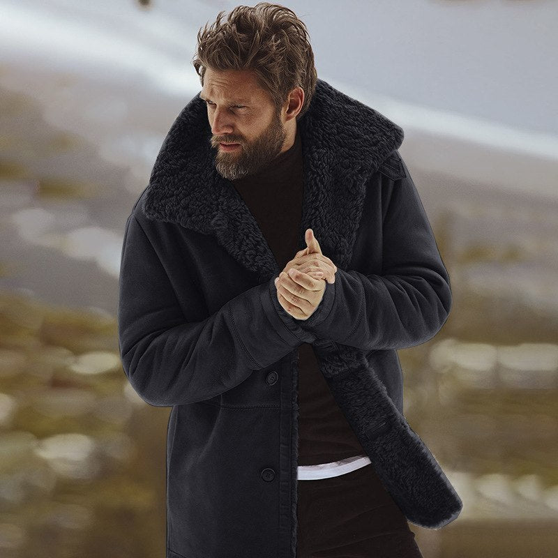 WW | Herren Winterparka Warm Und Dick Gefüttert