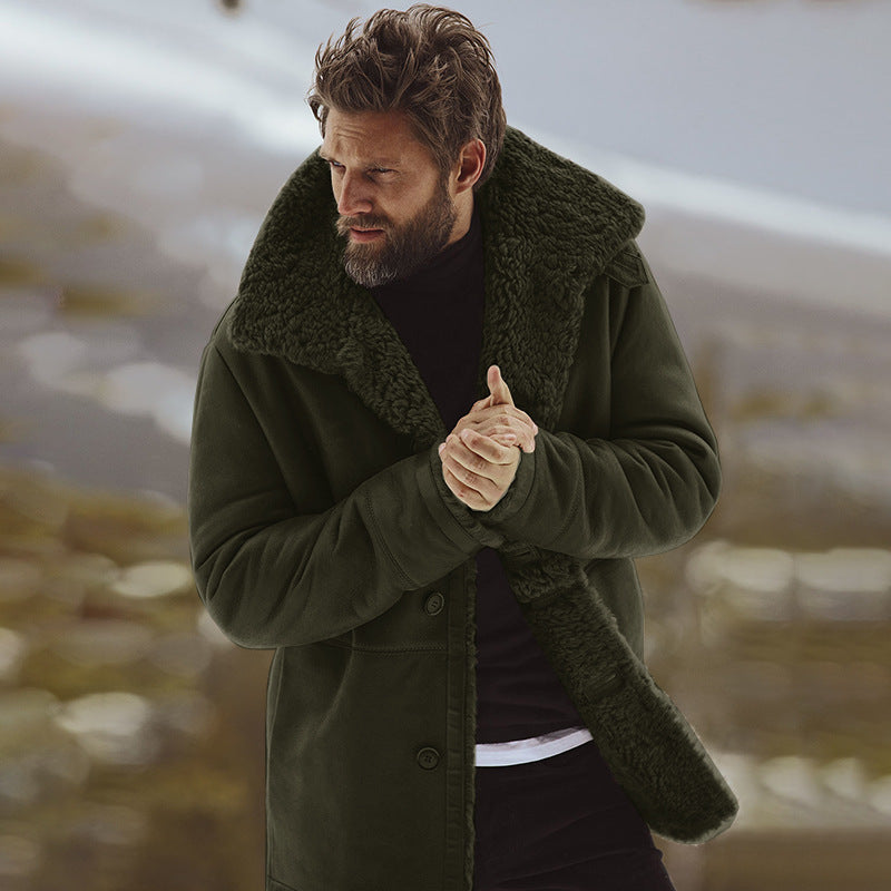 WW | Herren Winterparka Warm Und Dick Gefüttert