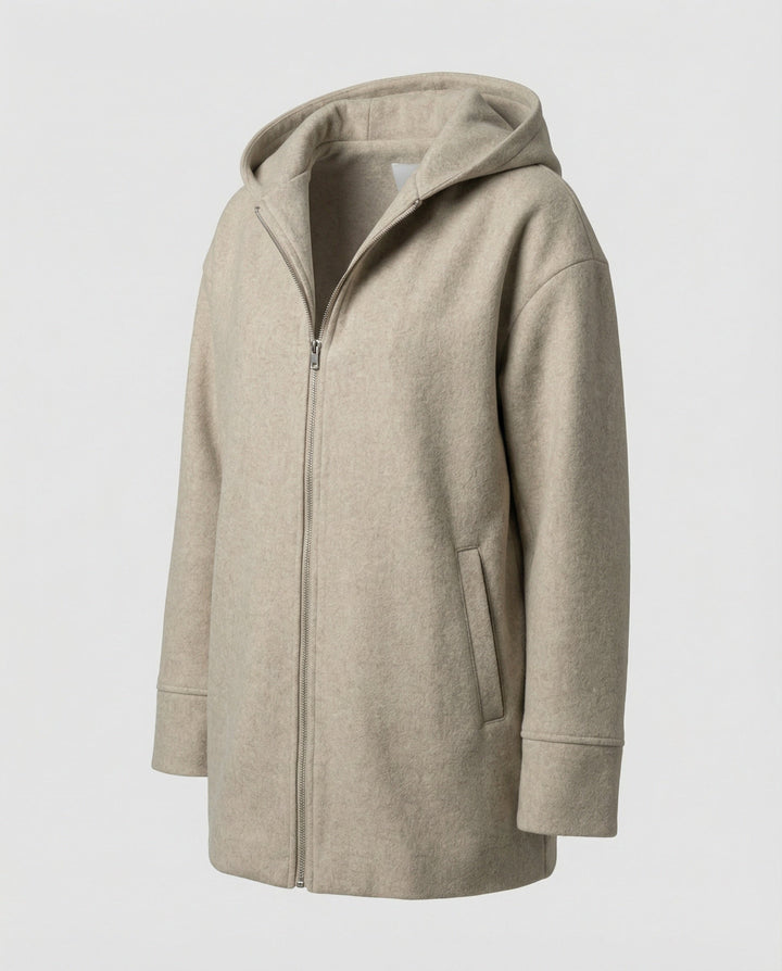 W&W Mode - Moderne Damenjacke Kapuze & Lockerer Schnitt