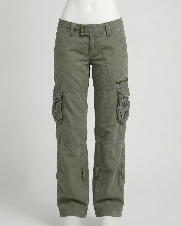 W&W Mode - Elegante Cargohose für Damen Moderner Schnitt