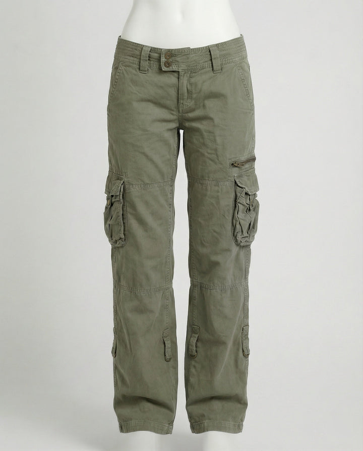 W&W Mode - Elegante Cargohose für Damen Moderner Schnitt