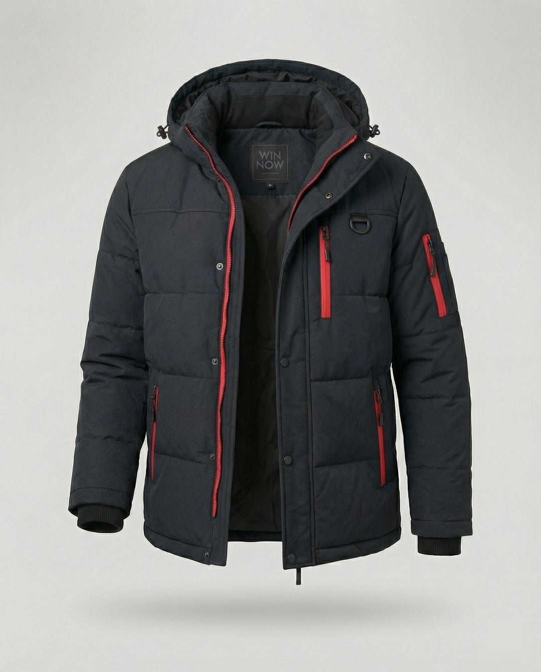 W&W Mode - Luxuriöse Daunenjacke mit Wärmeisolierung Figurbetonter Schnitt