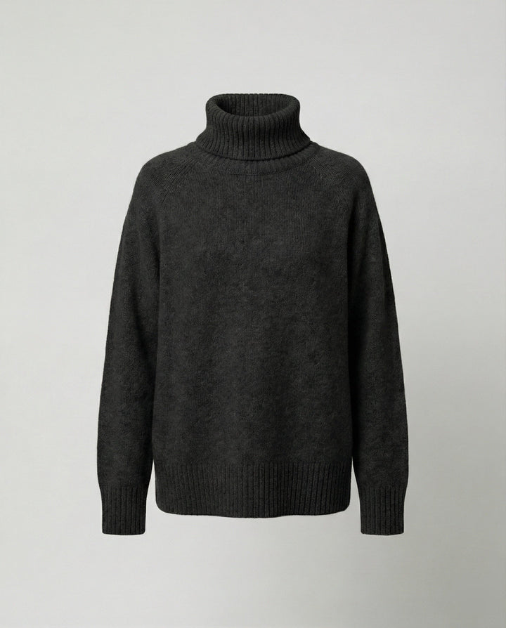 W&W Mode - Lässiger Kaschmir Rollkragenpullover, Weiche & Bequeme Passform