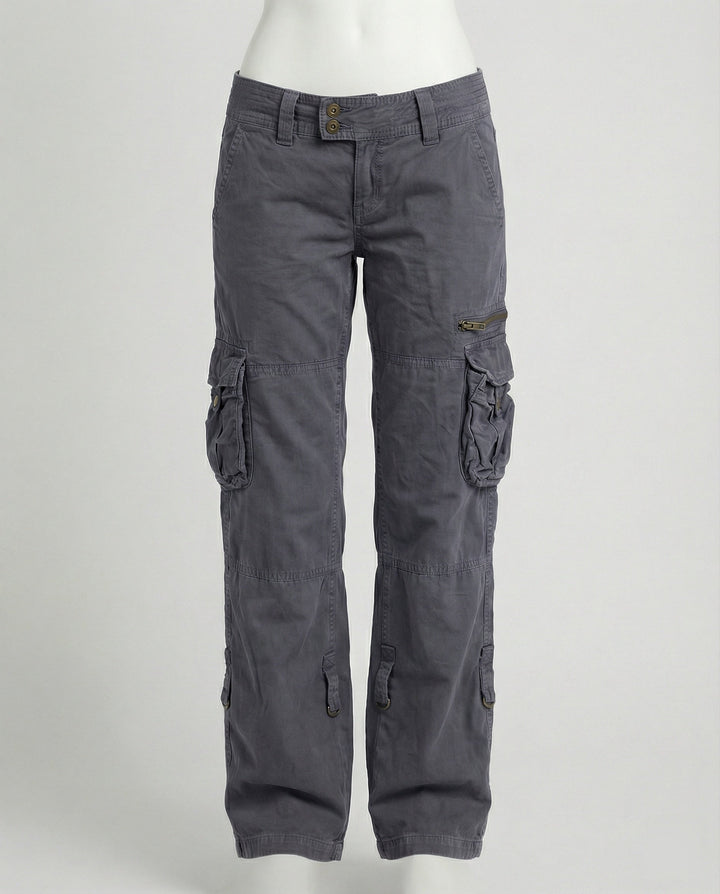 W&W Mode - Elegante Cargohose für Damen Moderner Schnitt