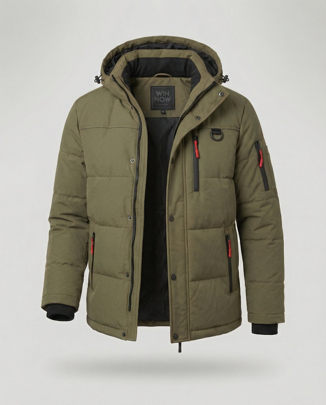W&W Mode - Luxuriöse Daunenjacke mit Wärmeisolierung Figurbetonter Schnitt