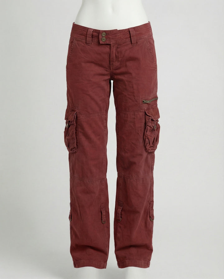 W&W Mode - Elegante Cargohose für Damen Moderner Schnitt