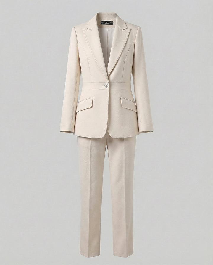 W&W Mode - Stilvolles Blazer Hosen Set Business Look