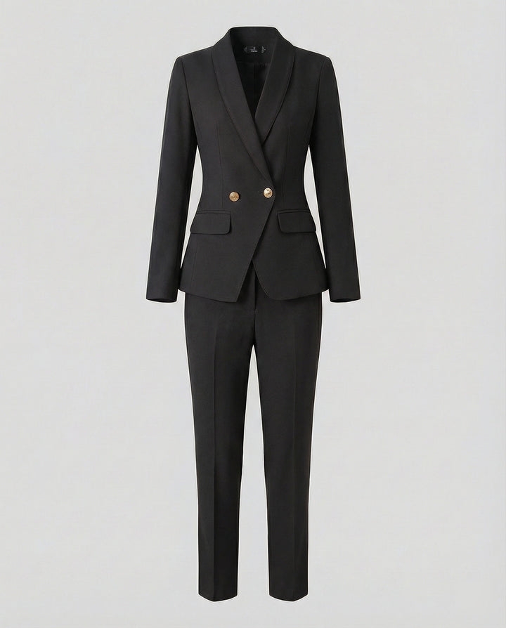 W&W Mode - Stilvolles Blazer Hosen Set Business Look
