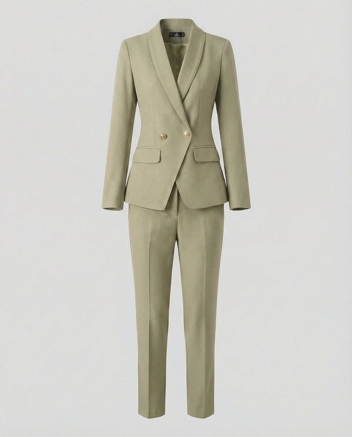 W&W Mode - Stilvolles Blazer Hosen Set Business Look