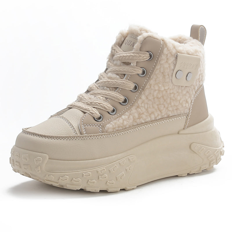 W&W Mode – Wasserdichte Plüsch-Stiefeletten