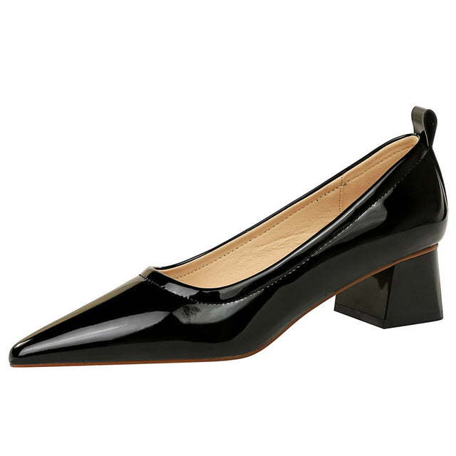 WW | Damen High Heels Spitz Professionelle OL Damen Schuhe 4.5cm