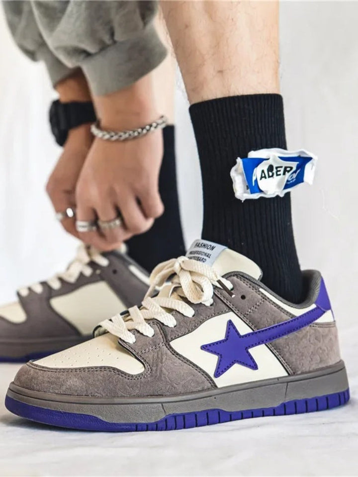 W&W Mode | Unisex Skateboard Star Sneakers
