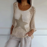 Durchsichtiges Mesh-Crop-Top