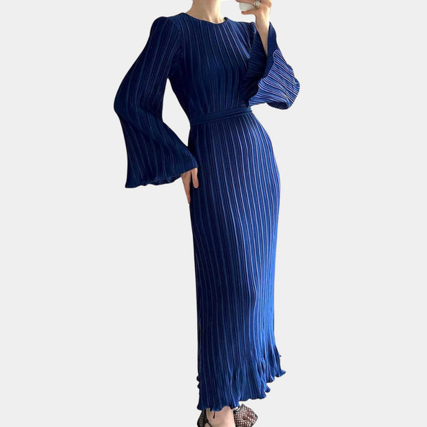 WW | Sophisticated Plissé Maxikleid für Damen