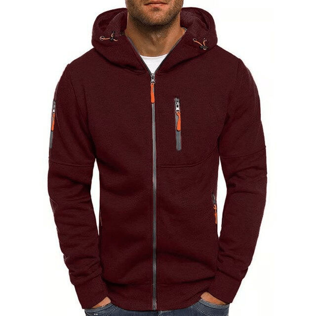 WW | Sportlicher Herren Kapuzenpulli Atmungsaktives Und Weiches Sweatshirt