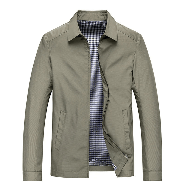 WW | Stilvolle Jacke Mit Reißverschluss Herrenjacke