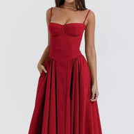 Kleid mit Korsett