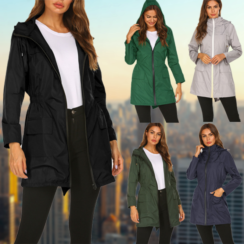 W&W Mode | Damen Regenjacke Wasserdicht Leichte