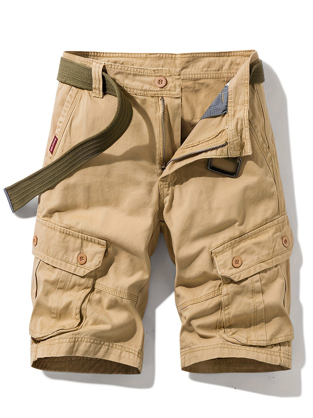 W&W Mode | Entspanntes Modell Herren Shorts Mit Knopftaschen