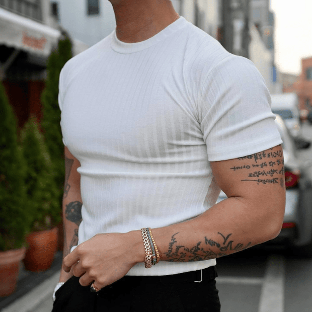 WW | T-Shirt Herren Flex Fit Baumwoll T-Shirt Für Lässige Outfits & Sportlich