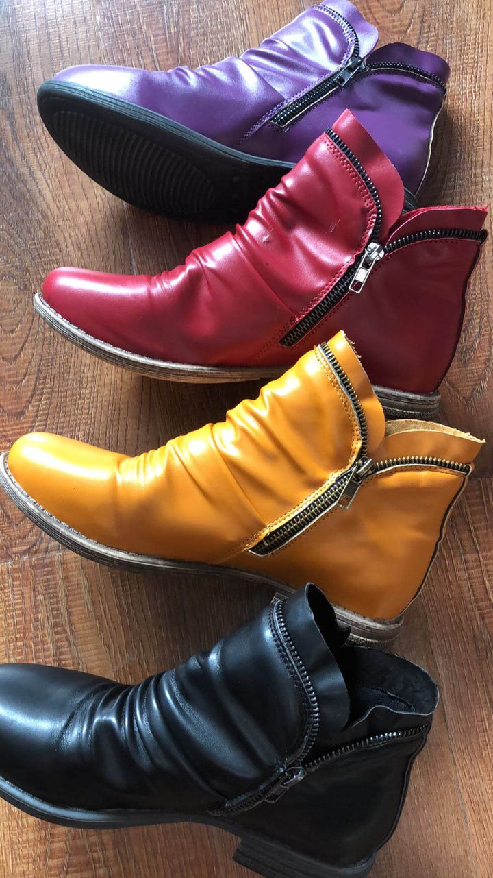 W&W Mode | Damen Reißverschluss-Stiefel