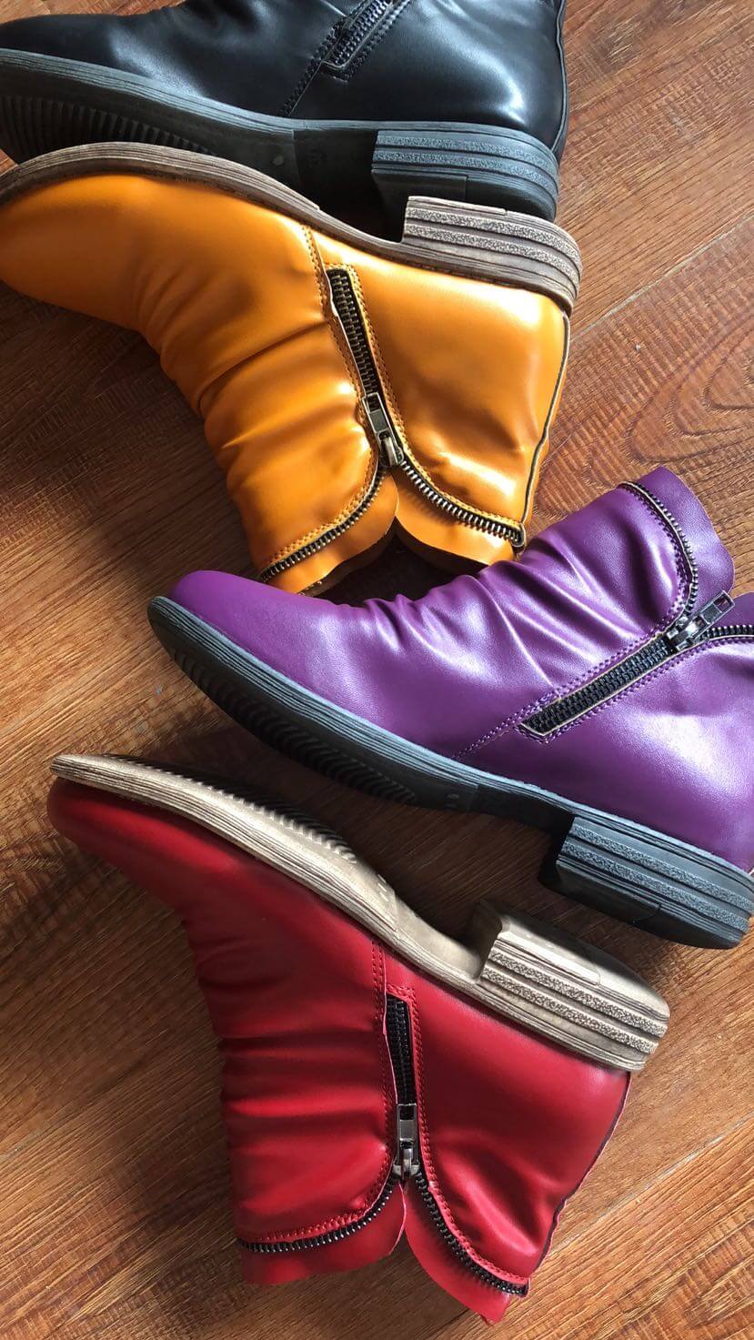 WW | Damen Reißverschluss-Stiefel