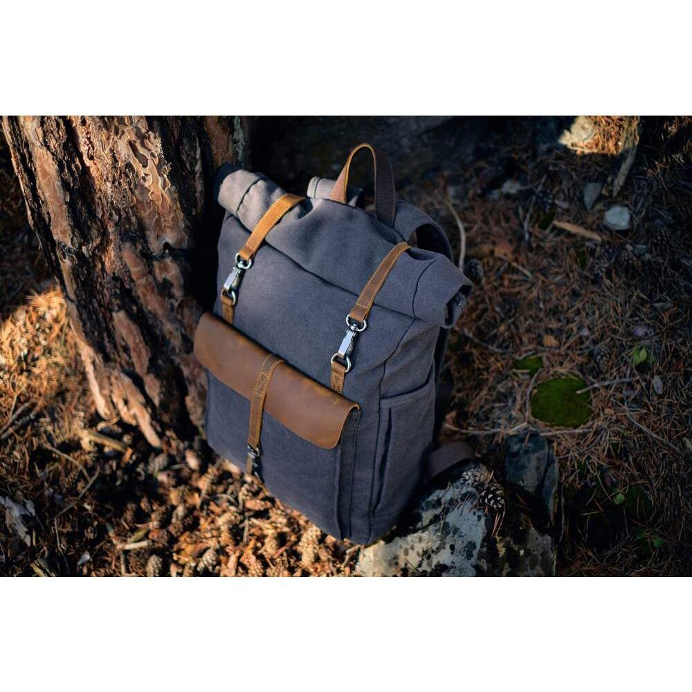 W&W Mode | Canvas Rucksack - NordicaStyle - Zeitlos und Nachhaltig für Abenteurer
