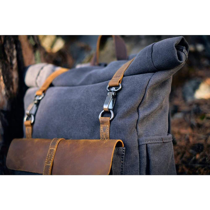 W&W Mode | Canvas Rucksack - NordicaStyle - Zeitlos und Nachhaltig für Abenteurer