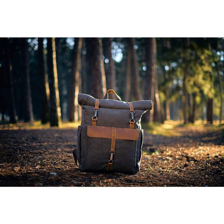 W&W Mode | Canvas Rucksack - NordicaStyle - Zeitlos und Nachhaltig für Abenteurer
