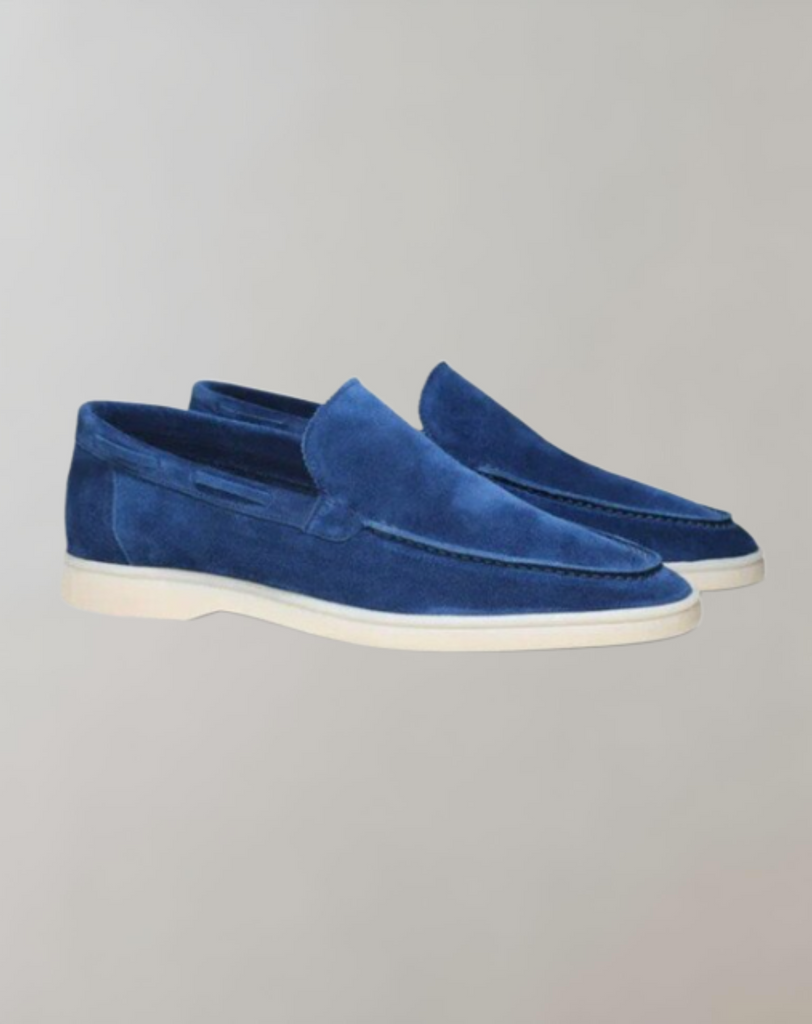WW | Schlichte Wildleder Loafer Für Herren Schuhe