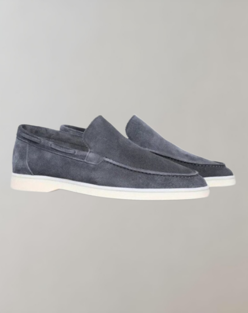 WW | Schlichte Wildleder Loafer Für Herren Schuhe