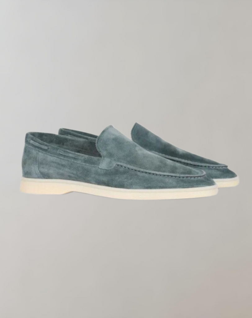 WW | Schlichte Wildleder Loafer Für Herren Schuhe