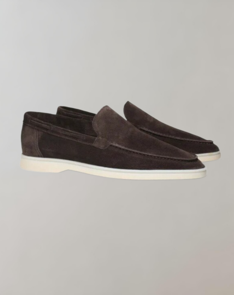 WW | Schlichte Wildleder Loafer Für Herren Schuhe