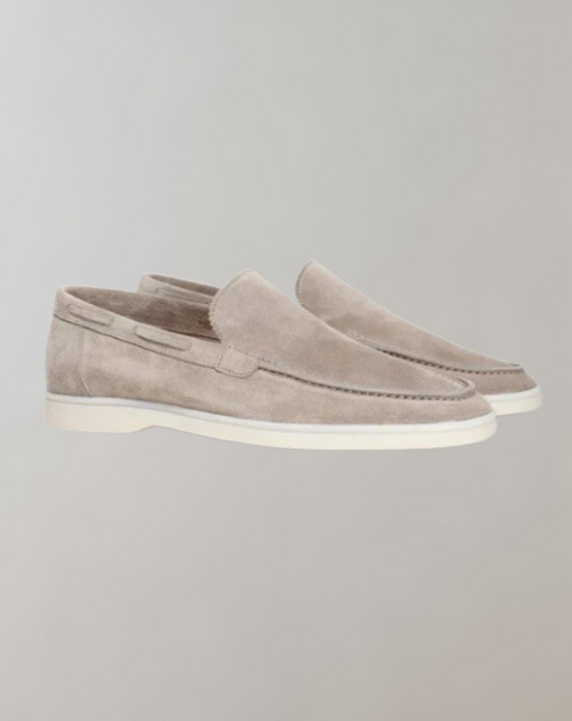 WW | Schlichte Wildleder Loafer Für Herren Schuhe