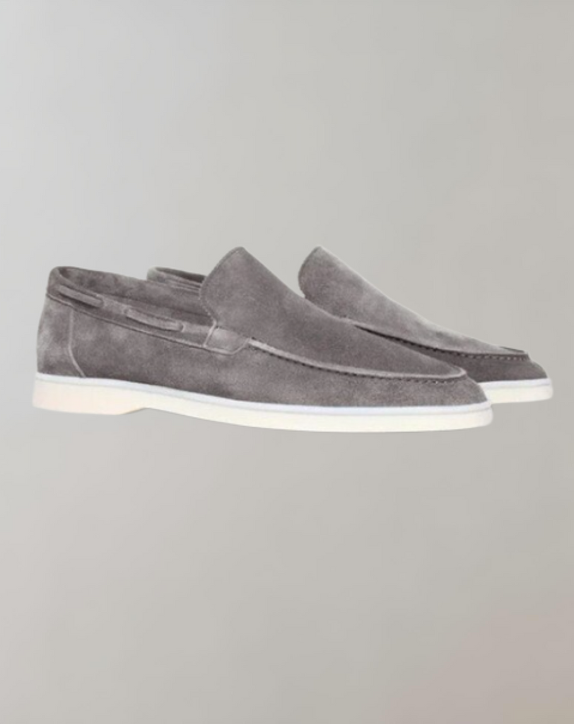 WW | Schlichte Wildleder Loafer Für Herren Schuhe