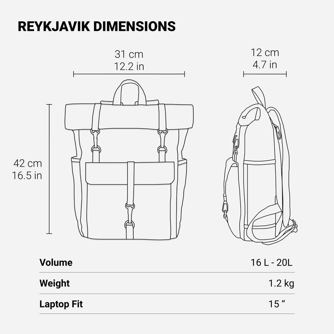 W&W Mode | Canvas Rucksack - NordicaStyle - Zeitlos und Nachhaltig für Abenteurer