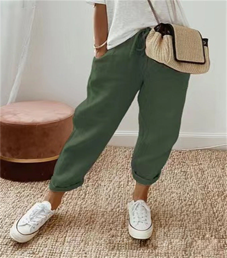 WW | Premium Entspannte Leinenhose