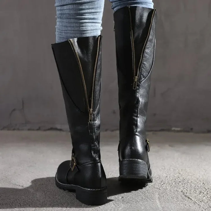 W&W Mode | Elegante Lederstiefel – Trendige Damenstiefel für jeden Anlass