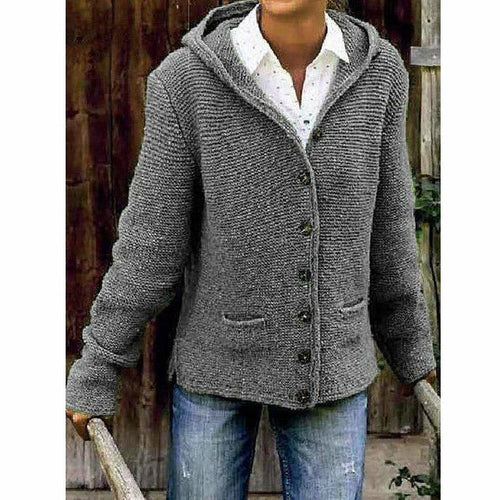 WW | Vintage Kapuzenstrickmantel