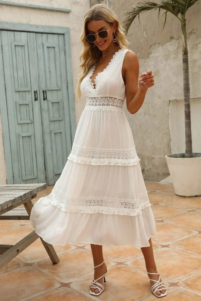 W&W Mode | Luftiges Boho Kleid Für Frauen