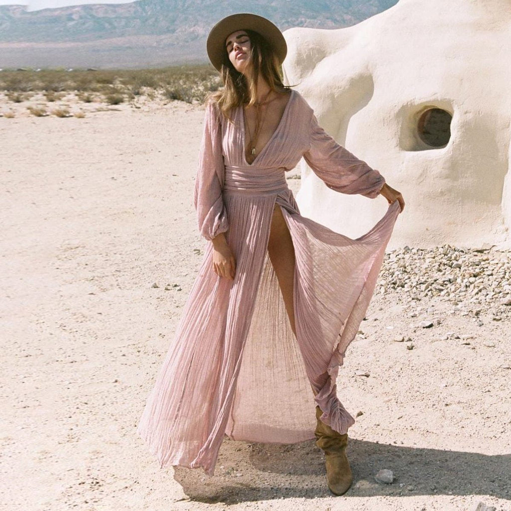 WW | Bohème Kleid Pastell