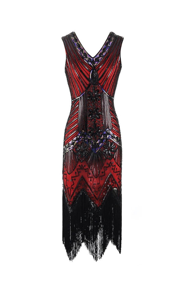 WW | Gatsby Kleid Hochzeiten Rot
