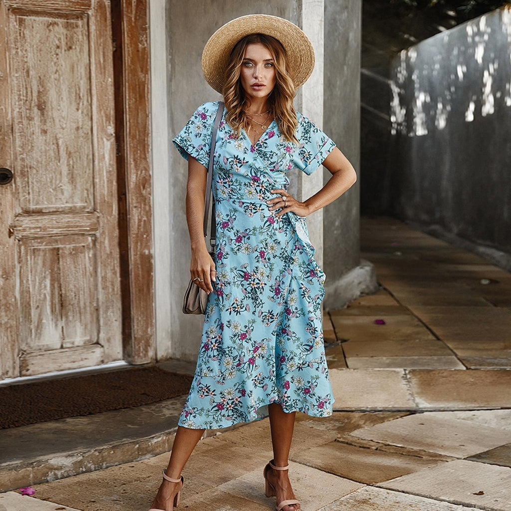WW | Lange Boho Strandkleid