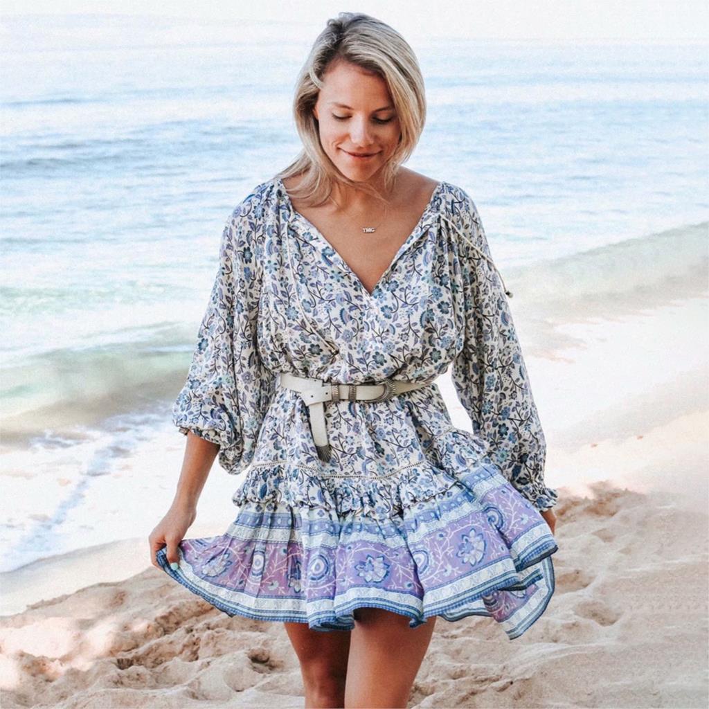 WW | Lange Hippie Kleid Winter
