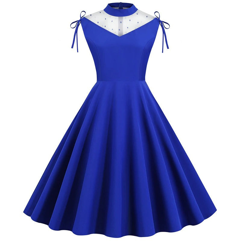 WW | Vintage Kleid Blauer Zeremonie