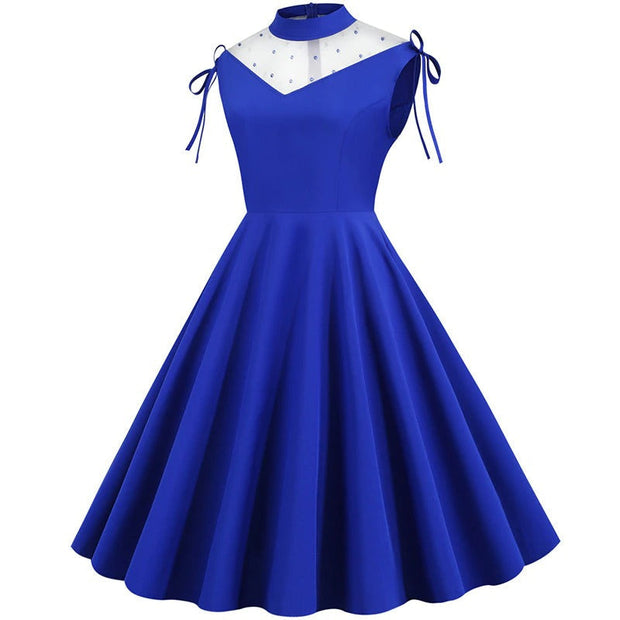 WW | Vintage Kleid Blauer Zeremonie