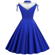 WW | Vintage Kleid Blauer Zeremonie